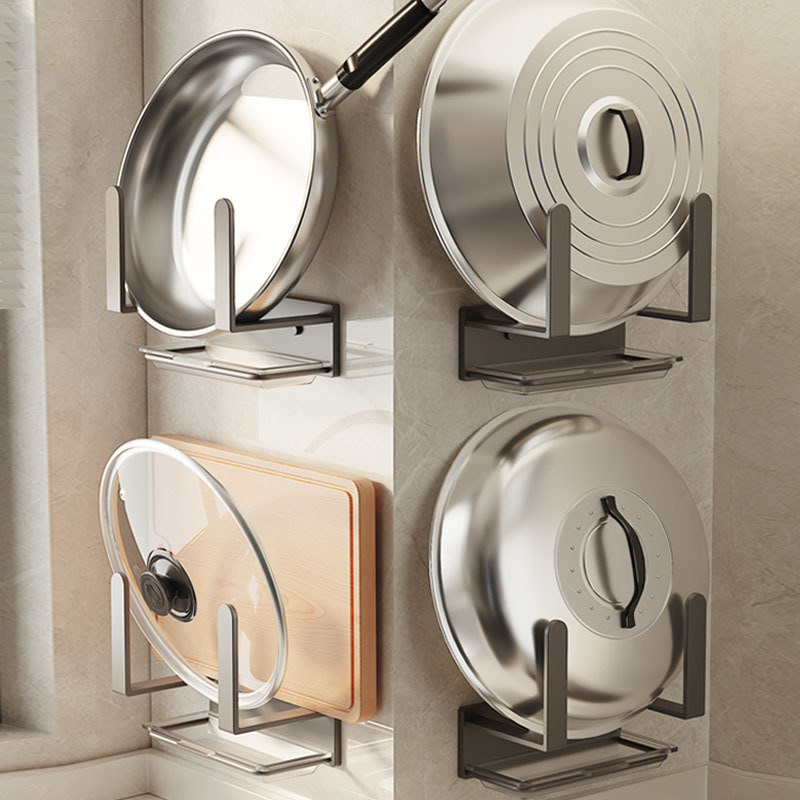 鍋蓋架菜板放置器砧板案板廚房農村土灶大鍋蓋架子壁掛式牆上收納