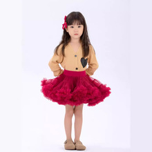 女童半身裙凸凸百褶裙2024新款儿童网纱裙tutu春秋女宝宝蓬蓬裙子