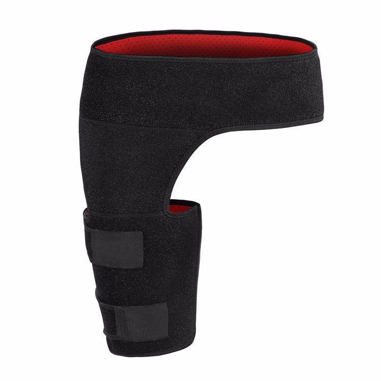Correa de soporte de la cintura correa de protección de cadera y muslo protección de pierna anti-tensión vinculante funda de Velcro deportes correa auxiliar