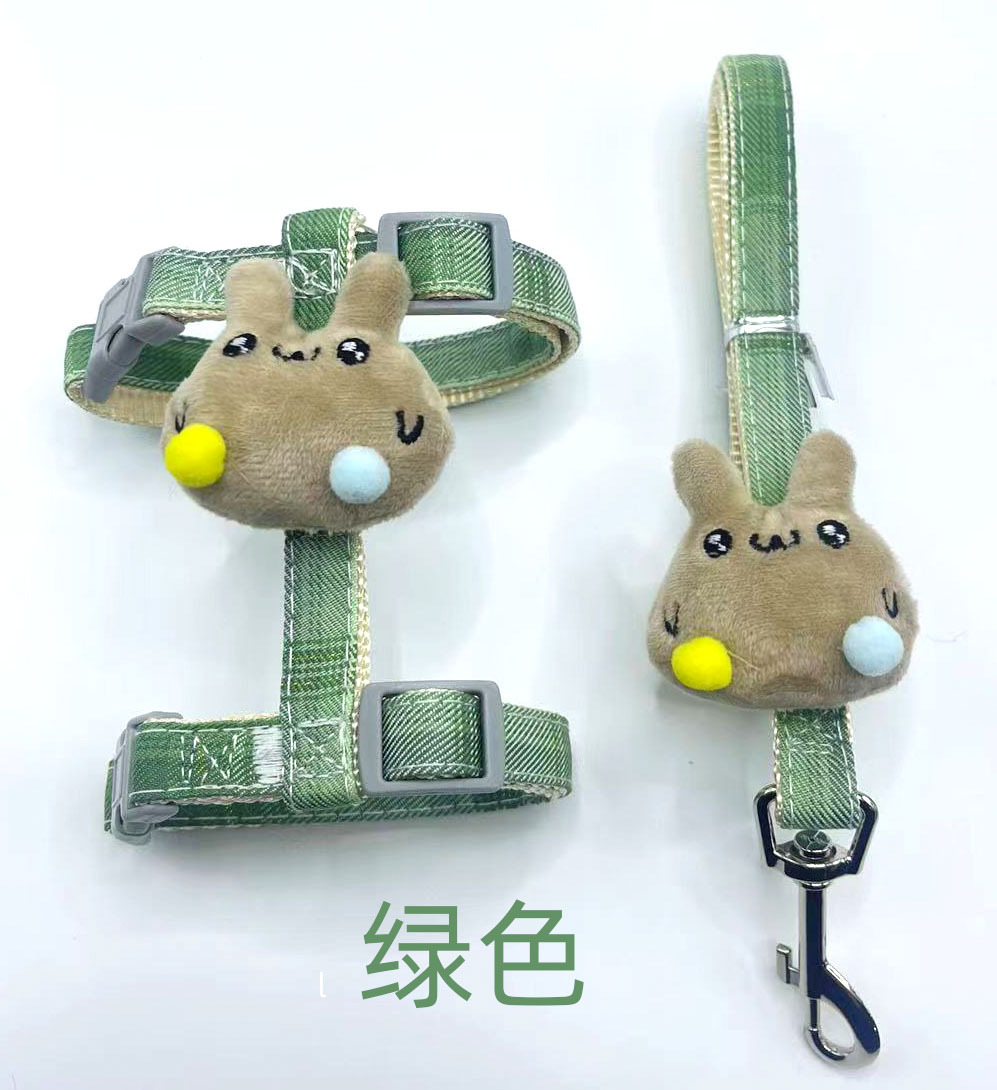 Gato Correa gato Correa anti-rotura ajustable gato cuerda lindo conejo cuerda perro cuerda mascota suministros al por mayor