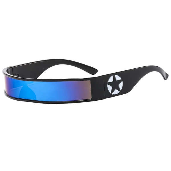 Black frame blue mercury