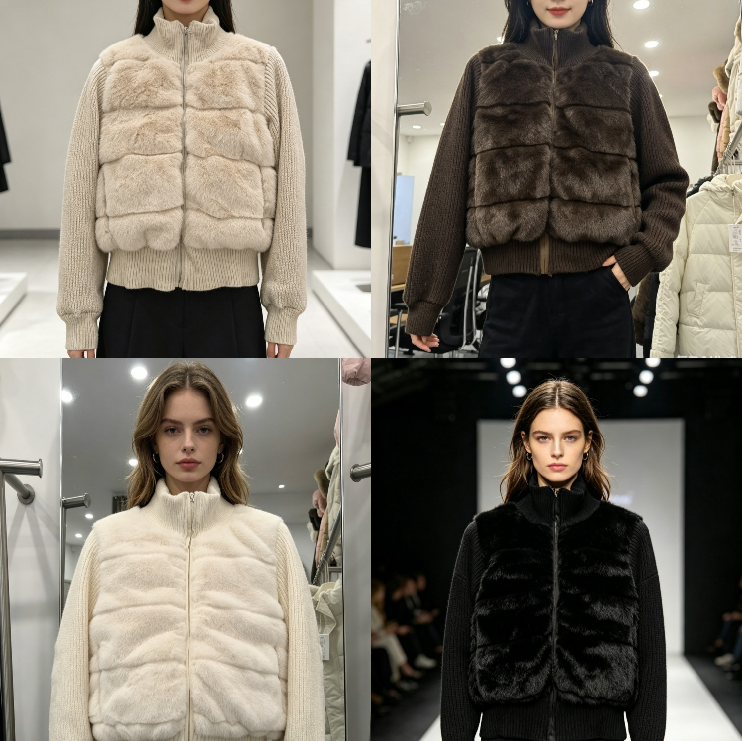 2026新款羊羔毛外套女秋冬棉服加厚宽松立领懒兔毛绒仿反季节批发