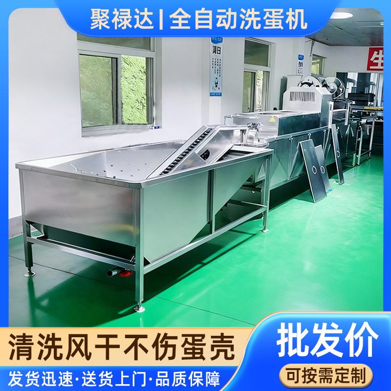 Fully Automatic Egg Cleaning and Egg Washing Line, Preserved Egg Mud Removal and Egg Washing Machine, Egg Product Cleaning Equipment