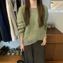 保暖圆领宽松新款毛衣