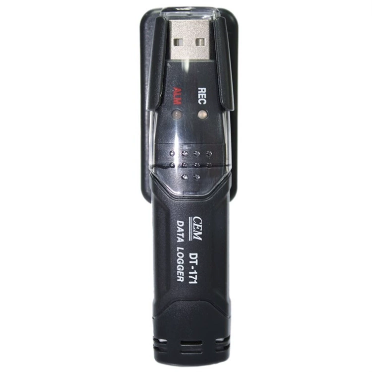 CEM Huashengchang Регистратор данных температуры и влажности DT-171 Регистратор температуры Smart с интерфейсом USB