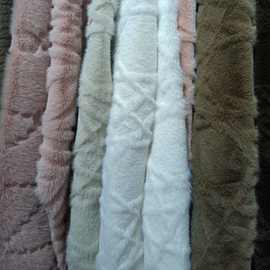 人造毛皮 貂毛剪花雕毛  花貂批发面料厂家直营 深冬复合毛皮