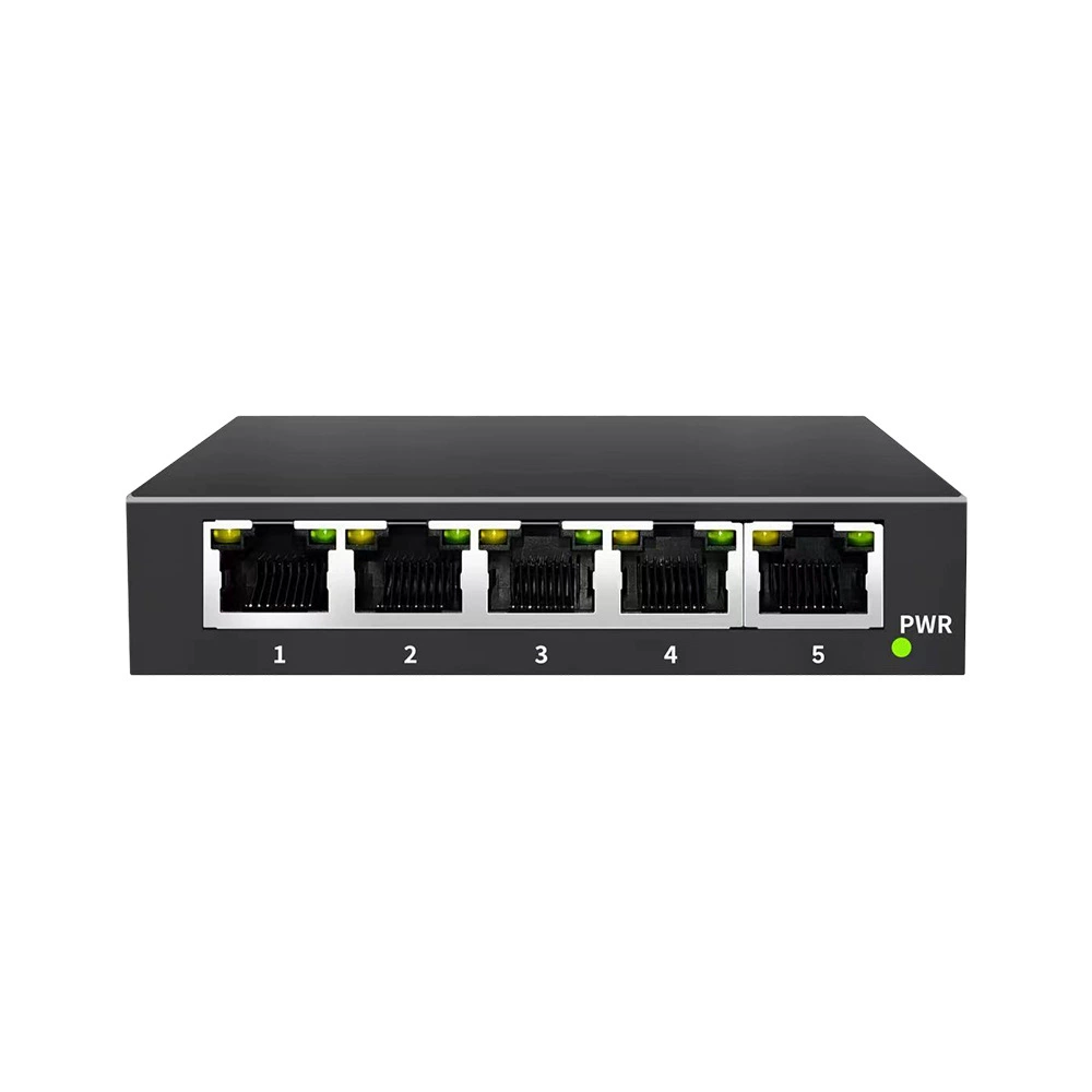 4-портовый сетевой переключатель питания Gigabit мониторинг выделенная одно-по-четыре сетевой переключатель RJ45 хаб сплиттер