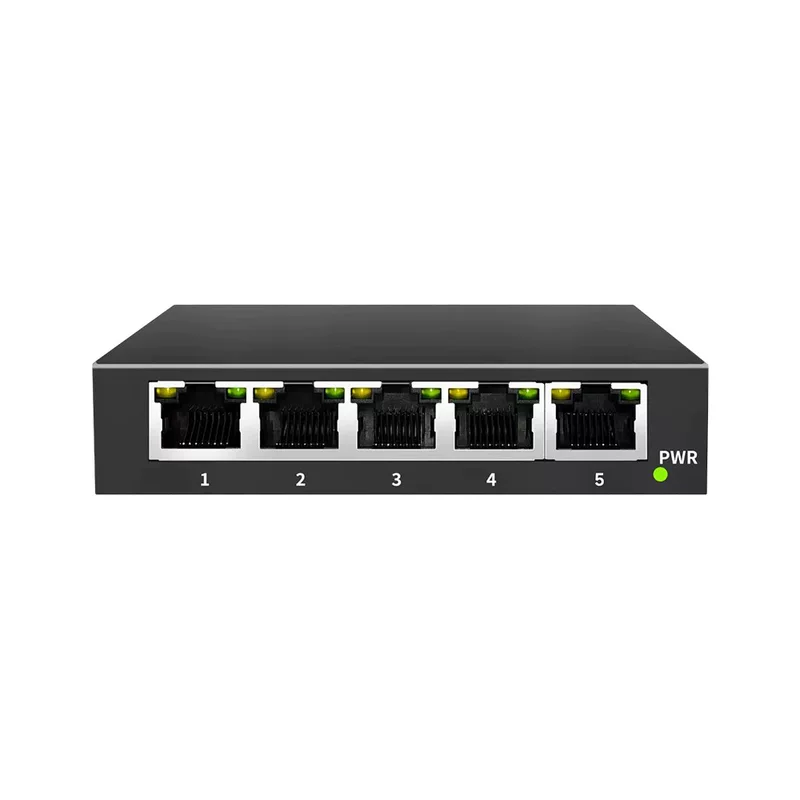 4-портовый сетевой переключатель питания Gigabit мониторинг выделенная одно-по-четыре сетевой переключатель RJ45 хаб сплиттер