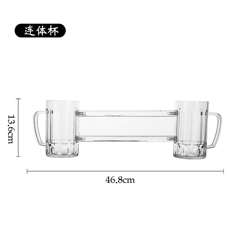 Juego de olla de braza de acrílico Bar Copa de champán de patas altas de plástico PC Copa de whisky Copa de vino tinto Copa de balas Copa salvaje