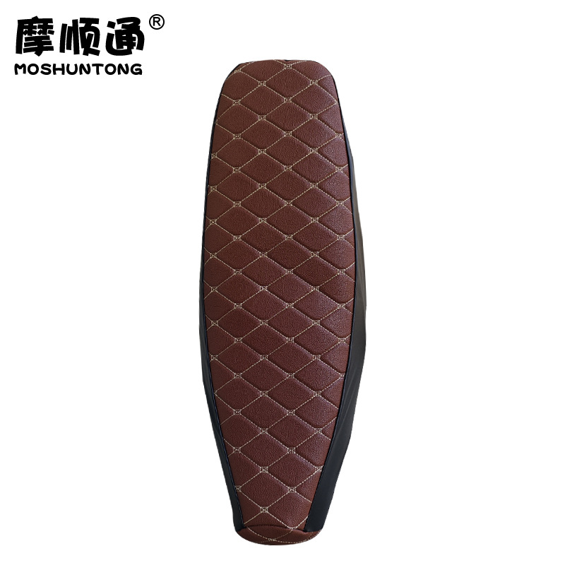 Winter motorcycle CD110 warm cushion cover cross-cycling curved beam car leather embroidery cross-border SEAT COVER