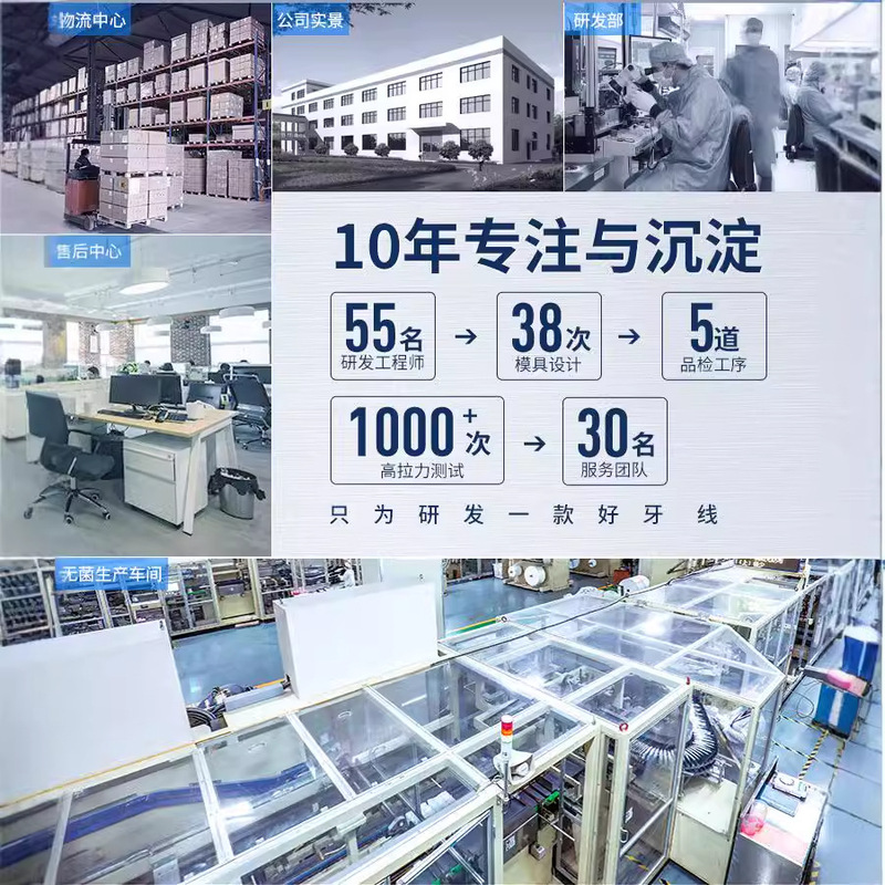 歩 _ 工場の栄の美しい歯の線のメーカーの卸売りの歯の線の細い滑りの線の高い張力の歯の線の棒のメーカーの家庭用の箱全体|undefined
