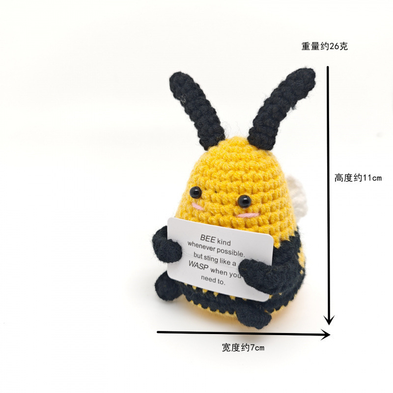 国境を越えた人気の野菜、果物、動物、ポジティブなエネルギー、手作りの毛糸編み物、装飾品、人形、カードセット|undefined