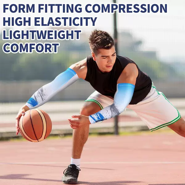 4 pairs of UV sleeves suitable for men and women for sun protection and cool sports