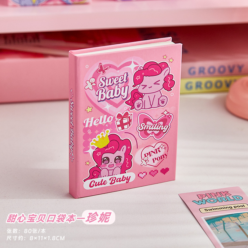 Cuaderno de bolsillo de queso oso lindo portátil de alto valor de visualización de grasa de los estudiantes portátiles mini libro de palabras a7