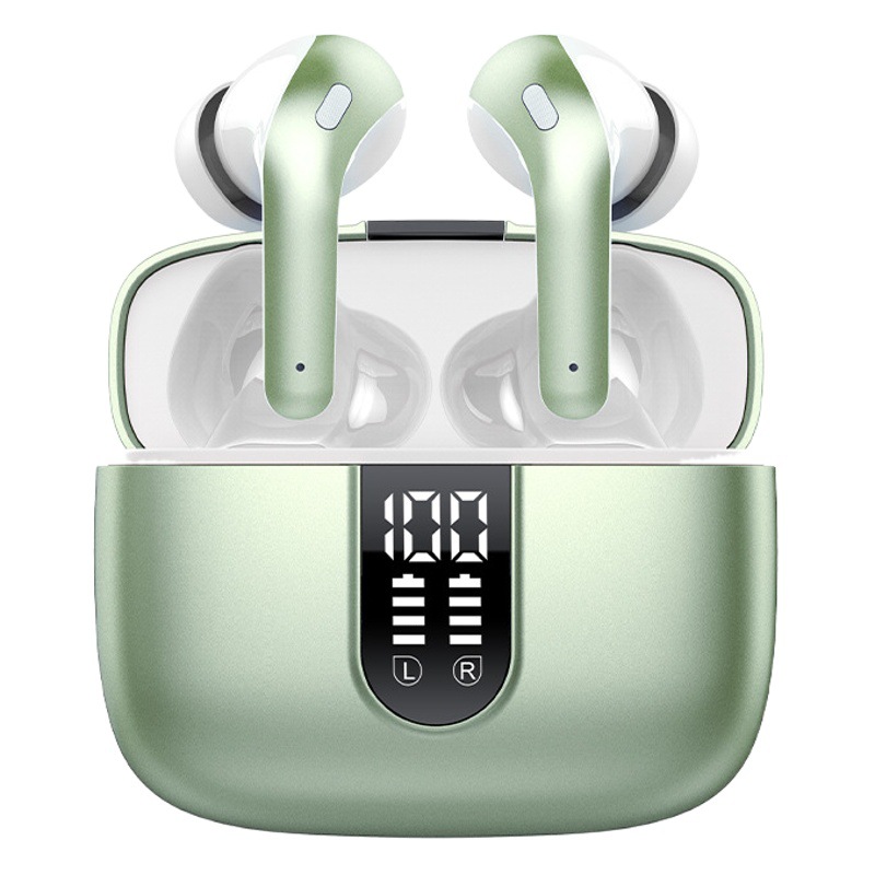 Nueva tecnología inteligente Huaqiang Norte marea eléctrica estéreo inalámbrico doble canal TWS auriculares pantalla digital de negocios auriculares Bluetooth