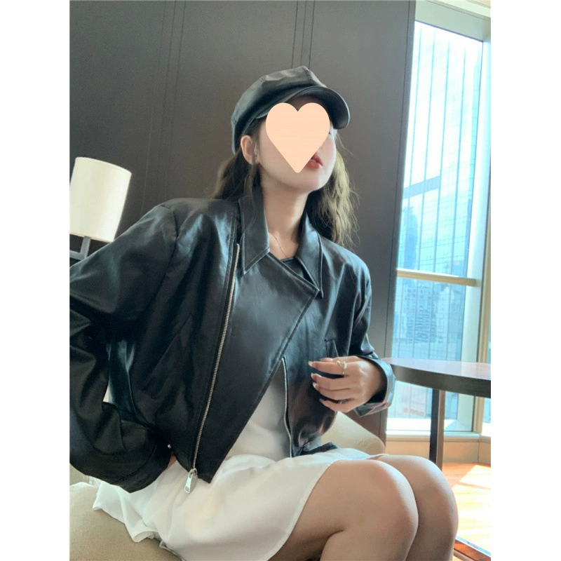 Autumn short jacket, for plus size ladies