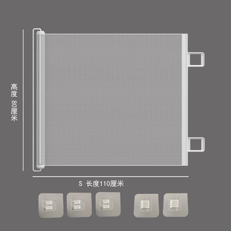 Pet Barrier with Extendable Telescopic Rod to Prevent Cats from Running Out, No-Drill Cat Fence Isolation Net to Block Dogs at the Door