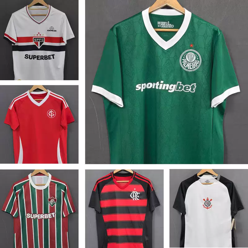 Футболка 25/26 Бразильская лига Palmeiras Corinthians, домашняя и выездная фан-версия