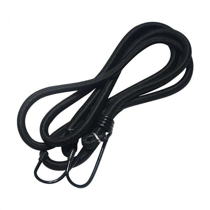 Cuerdas elásticas transfronterizas con gancho de cuerda elástica de 7mm con gancho de cuerda buji con cuerda de cabina de campamento con cuerda de equipaje de camión