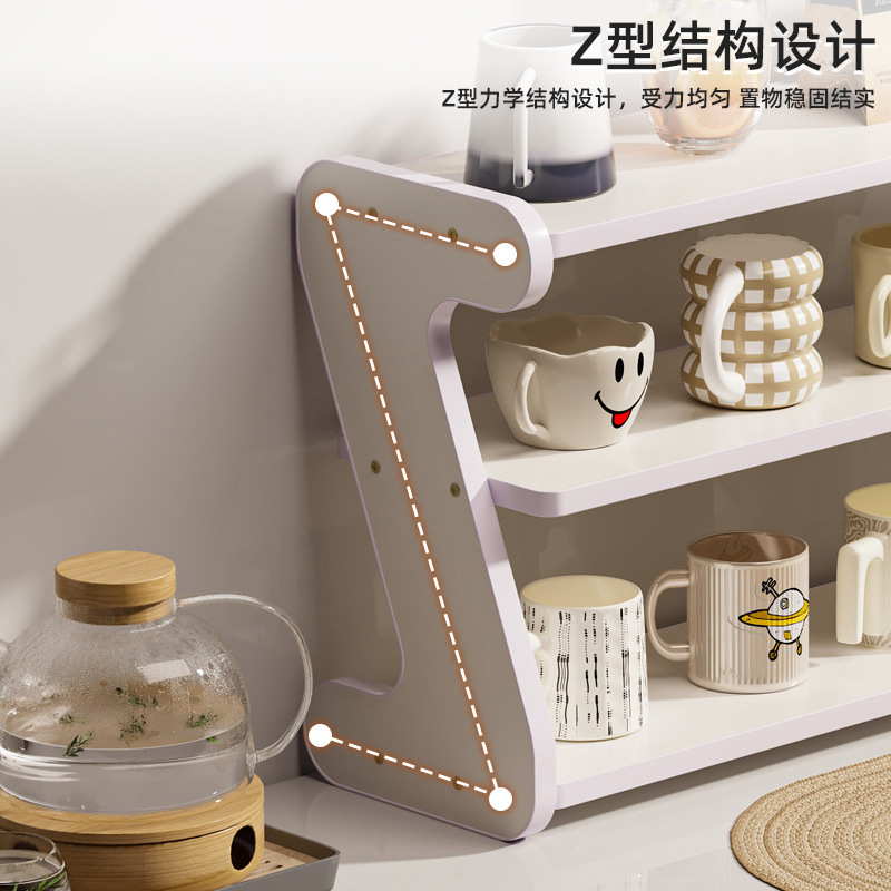 桌面置物架家用多功能多层整理收纳架学生办公用品桌上书架储物架|undefined