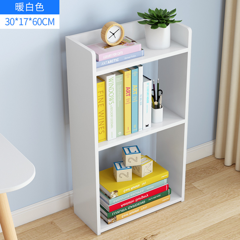 Estanterías simples aterrizan contra la pared, estantes de la Sala de estar, estantes de almacenamiento en capas, taquillas simples y modernas para el hogar