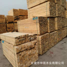 木方条3米粗纹铁杉建筑木方尺寸标准不变形厂家长期合作供应