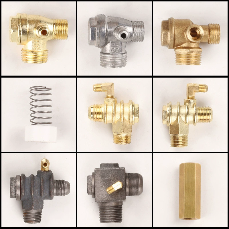 Воздушный насос в запасе аксессуары Компрессора Воздуха Медный обратный клапан безмасляный обратный клапан машины прямого соединения медный обратный клапан ребра охлаждения