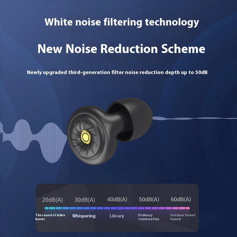 Modelo personal super insonorizante tapones audífonos de silicona para la siesta de oficina anti-ruido anti-ruido anti-ruido artefacto mágico