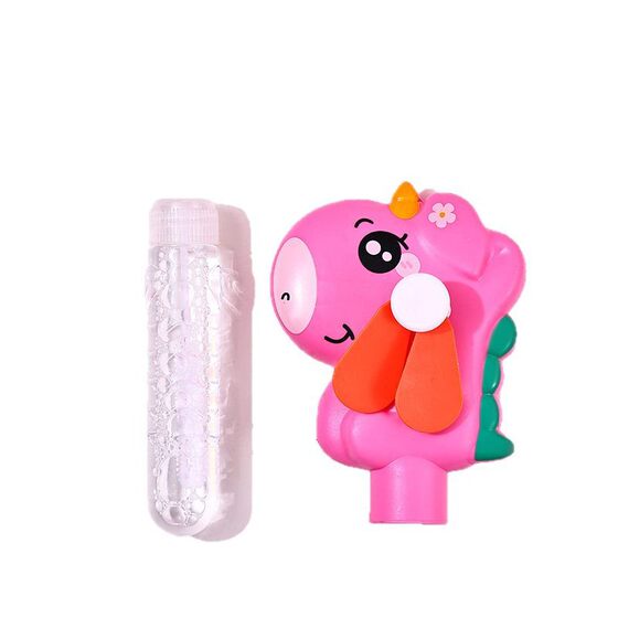 Cartoon hand fan bubble stick cute donut manual hand bubble fan children's summer toys