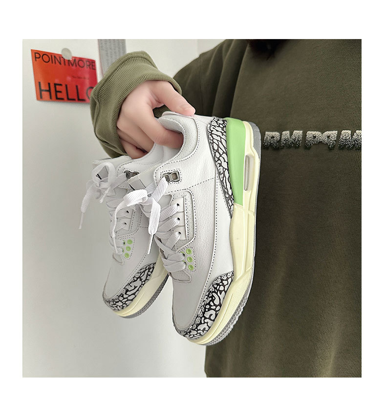 2023 Frühjahr neue Luftkissen-Sportschuhe männliche und weibliche Studenten Basketballschuhe Nische lässige kleine weiße Schuhe Paar Laufschuhe_voghion.com