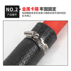 Fire fighting torch No. 2 fire extinguishing tool forest fire fighting supplies rubber whip broom wooden handle emergency fire prevention rake