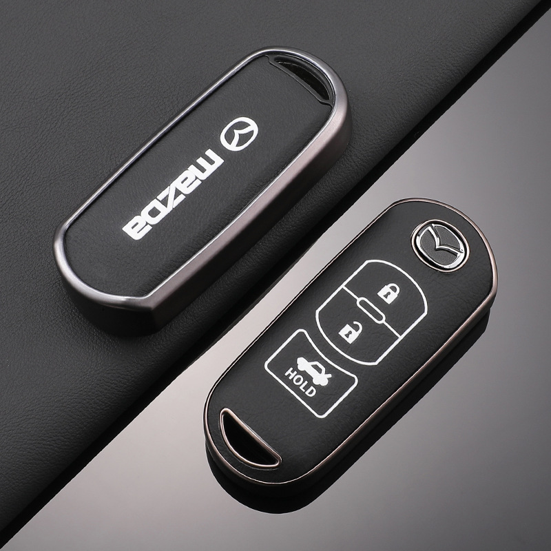 Adecuado para Mazda 3 Angkesaila Keyrage Funda con todo incluido TPU Cutch cx4 Caballo 6 Atez cx30 Funda protectora
