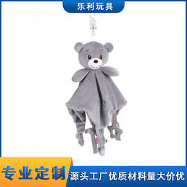 初生婴儿安抚巾 卡通动物毛绒玩具公仔 床上布娃娃宝宝安抚睡玩偶