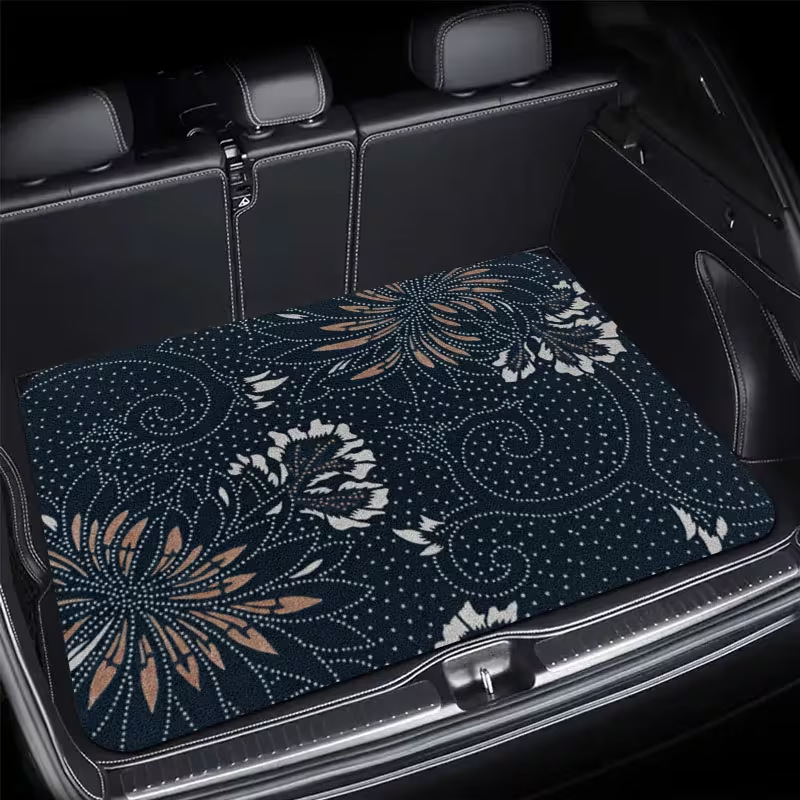 Crystal velvet car trunk mat, wear-resistant, cross-border Amazon dust-proof mat, water-absorbent, dirt-resistant, easy to maintain, wholesale