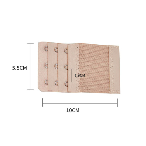 (Individually packaged) Elastic three-row three-button stainless steel bra extension buckle bra buckle extension buckle