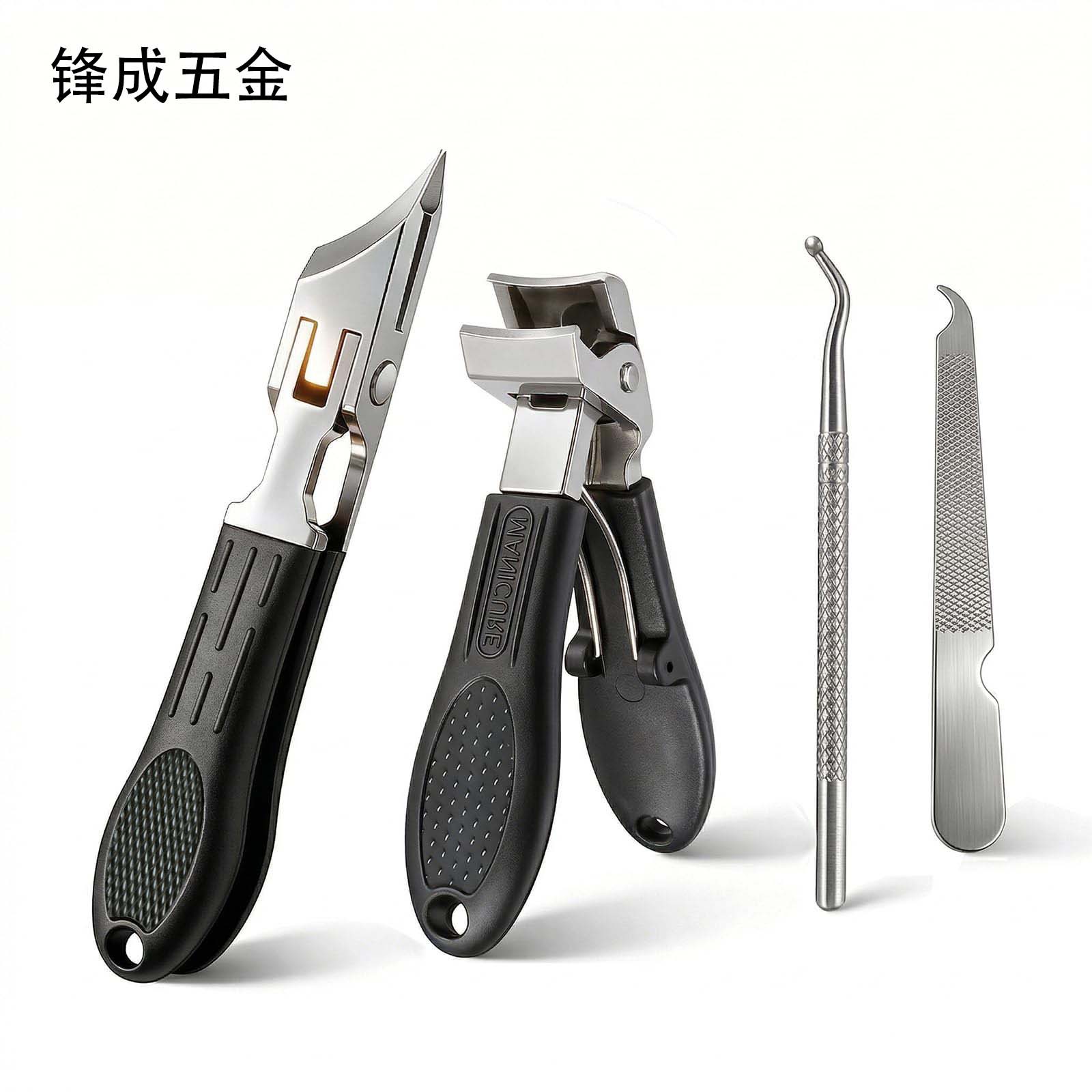 Popular eagle-beak angled nail clippers, large opening nail cutter, stainless steel nail clippers for ingrown nails and hard nails