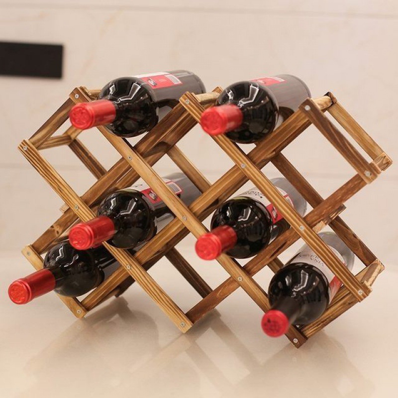 European style solid wood Light extravagance high-grade Wine rack Decoration Wine cabinet ornament originality Wine rack Exhibition Shelf household