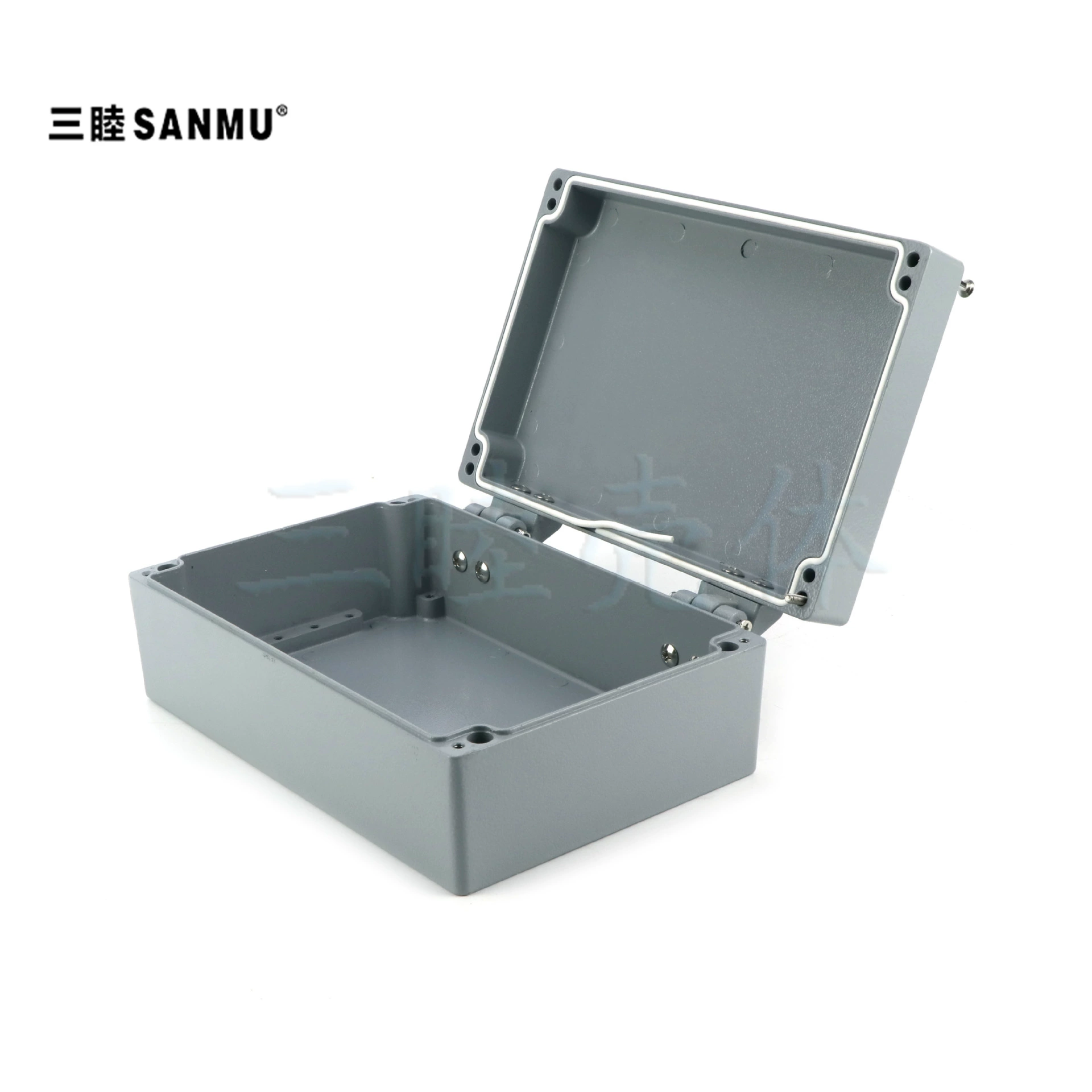 Водонепроницаемая коробка из литого алюминия, герметичная коробка, корпус печатной платы FA6-1, откидная крышка 222*145*80 мм