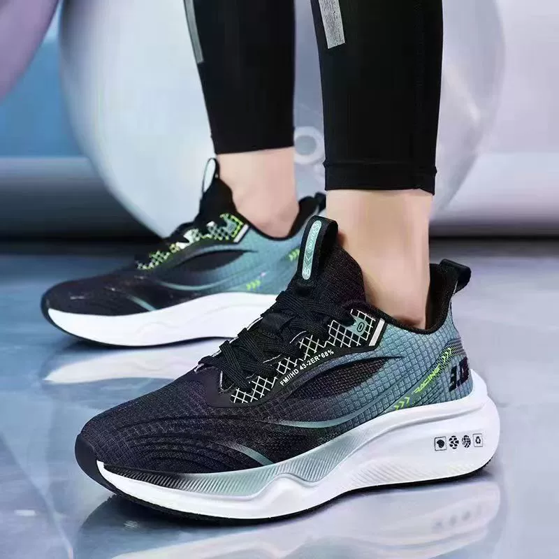 Comfortable footwear for leisure platform, sports shoes, autumn, soft sole, for running, (Cross-border trading)