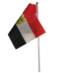 14*21cm Egyptian Hand-crank Flag Manufacturer 20*28cm Polyester Banner 30*45cm Wholesale with Pole