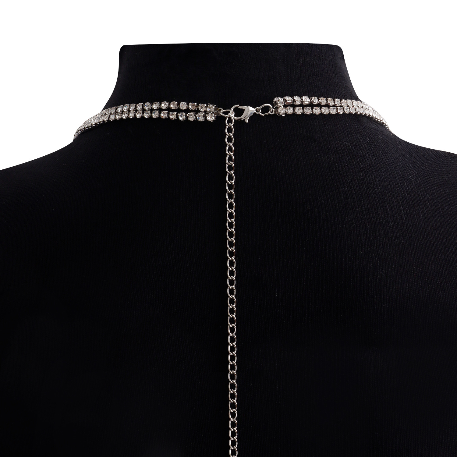 Luxus Kristall Körper Kette BH Schmuck Bikini Harness Sexy Hohl Brust Kette BH Tanz Top für Frauen Geschenk Strand party Schwimmen Pool_voghion.com