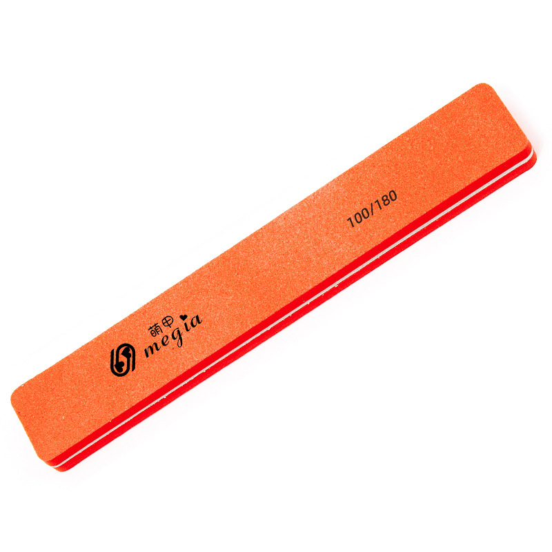 廠家直銷海綿挫 指甲銼 美甲工具 雙面打磨 搓條 100/180 修形