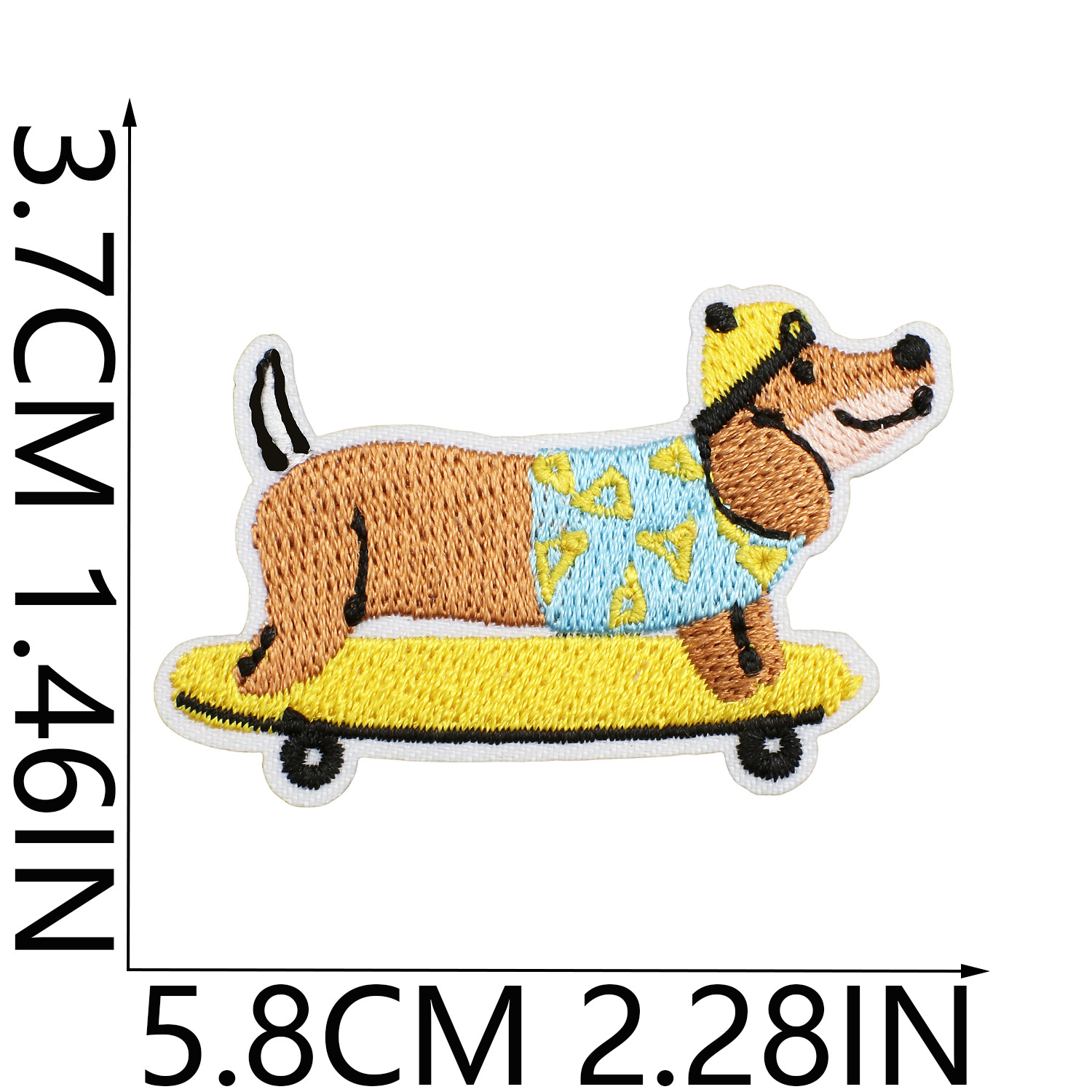 3g Weight Clothing Sticker Patches Classification 1 Piece Quantity Dacron thread Material Dog Pattern Casual, Elegant, Cute Style Embroidery Craft 1 Piece Casual Elegant Cute Dog Dacron Thread Clothing Sticker Patches 19