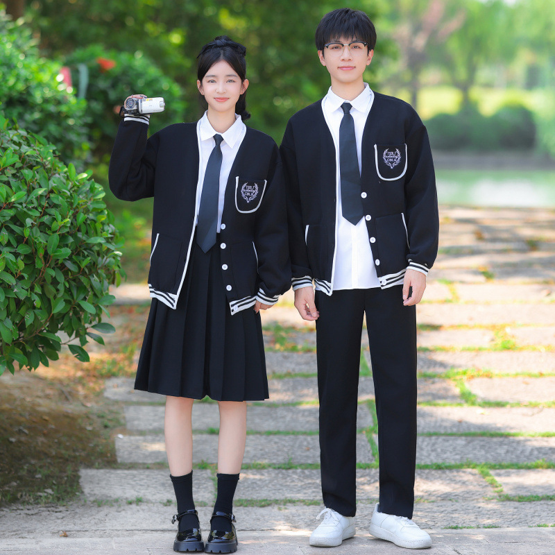 2025 Class Uniform Real Shot Student Class Uniform Shirt Suit Preppy Style Jacket Graduation Season School Uniform