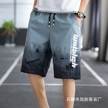 短裤男2025夏季薄款潮牌宽松运动休闲裤子男士外穿马裤五分沙滩裤