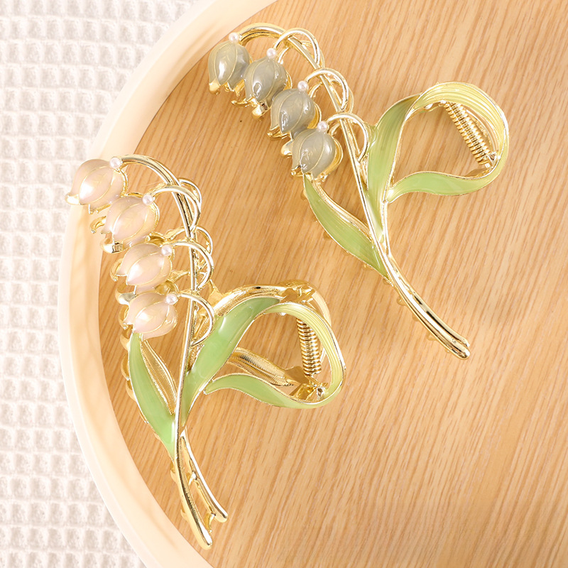 Suzuki Large Elegant Super Fairy Grab Clip Hair Clip Women's Cute Hair Accessories Summer High-end Shark Clip_voghion.com