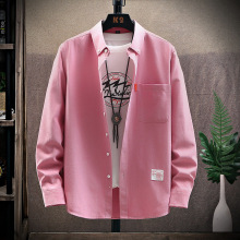 一件代发批发专业衬衫-秋季新款休闲长袖衬衫男外套牛津纺大码
