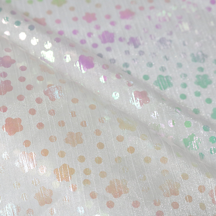 2025 nuevo tejido artesanal Ogan Zhengyan helado oro fantasía tela de color princesa Aisha vestido de tela para niñas