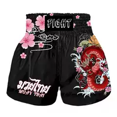 Muay Thai Shorts for MMA, Taekwondo & Boxing Training | Print Shorts for Adults & Kids, Martial Arts & Kickboxing Pants