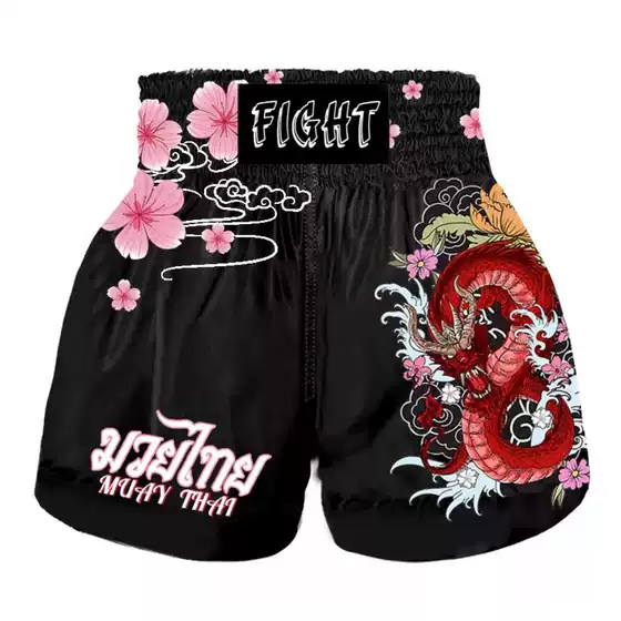 Muay Thai Shorts for MMA, Taekwondo & Boxing Training | Print Shorts for Adults & Kids, Martial Arts & Kickboxing Pants
